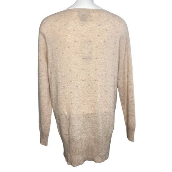 Sutton Studio $368 Cashmere Sweater‎ Women's SMALL Beige Crewneck Soft NEW - Picture 6 of 7